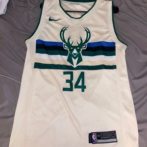 Giannis Milwaukee Bucks Cream city Jersey
